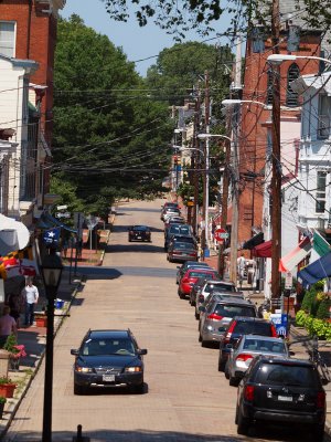 View of a street in Annapolis