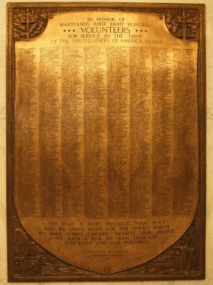 A memorial plaque