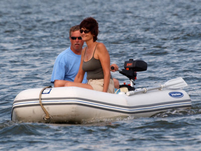 Returning to shore from boat