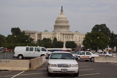 Plenty of Security around the Capitol