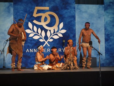 Performers from Botswana