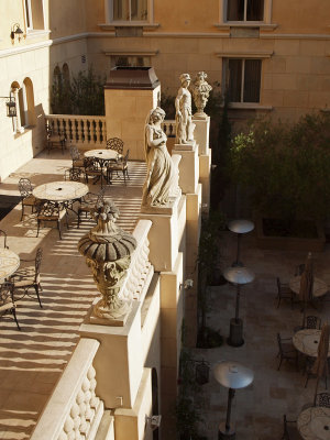 Courtyard and second floor patio