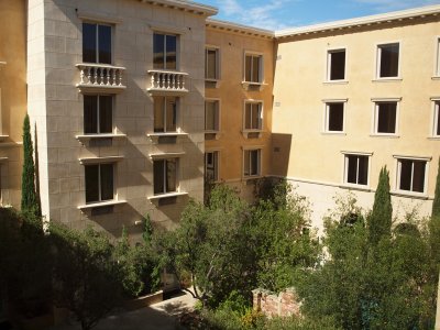 Beautiful European style courtyard