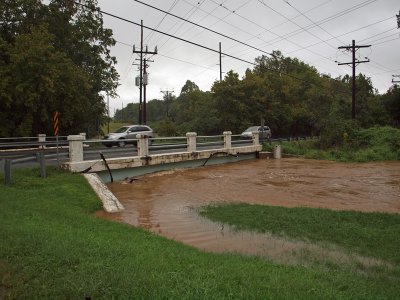 Seneca Creek bridge at Riffle Ford Road