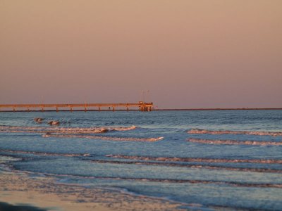 The pier in the evening light