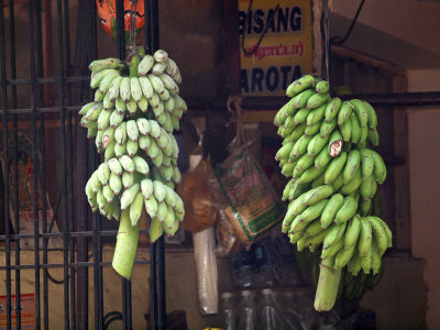 Raw bananas