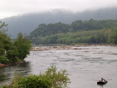 Potomac from the bridge at Harpers Ferry