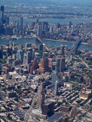 Brooklyn in the foreground