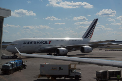 Air France A380 at JFK