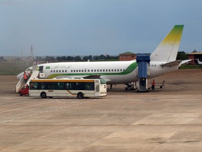 Aircraft on tarmac