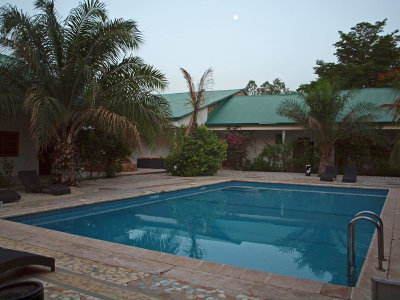 Pool at hotel in Tamba