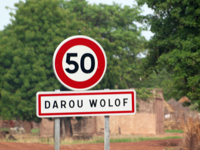 Entering Darou Wolof