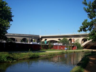 Key Bridge over canal