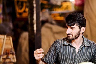 Man in bazaar - Esfahan