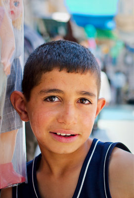Boy in market - Bethlehem