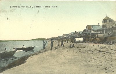 Cottages and Beach - Green Harbor