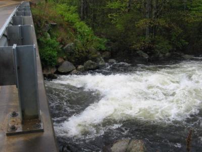 Flow at Crystal Lake Dam - After the May Floods 2006 - 5/19/06