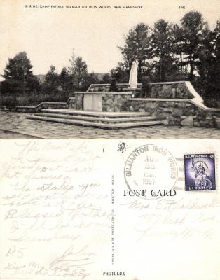 Camp Fatima (Upper Suncook) Postcard