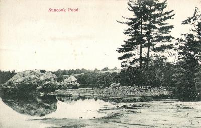 Suncook Pond Before the Dam