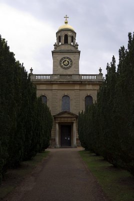 Approach to Great Witley Church 2011