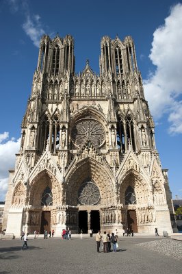 Reims Cathedral west facade