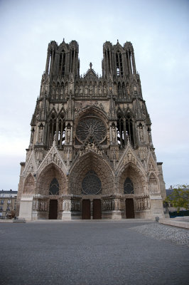 Reims Catheral without the tourists!