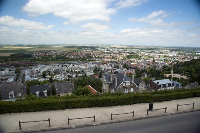 Looking down onto the Low Town of Laon