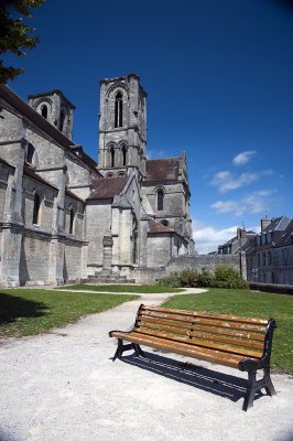 South aspect of Abbaye St Martin in Laon