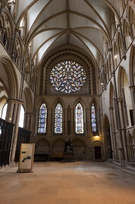 South transept and Bishop's Eye window