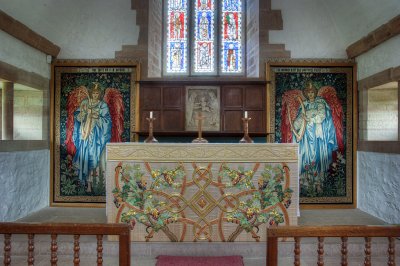 Altar and tapestries