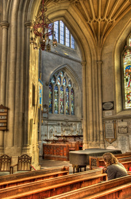South transept from nave