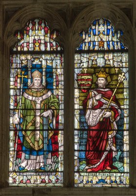 Becket and Henry II in east window