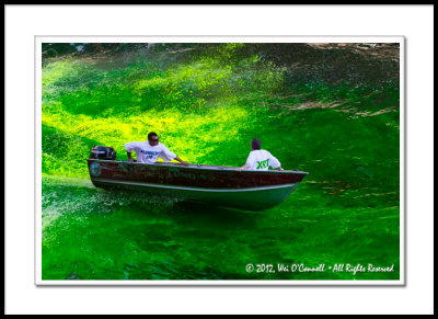 Dyeing the Chicago River