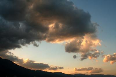 Sunset over Mt. Cangshan