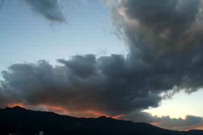 Sunset over Mt. Cangshan