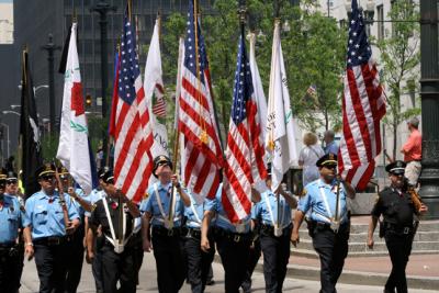 Memorial Day Parade in Chicago