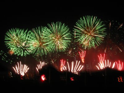 Fireworks at Australia Day Skyshow