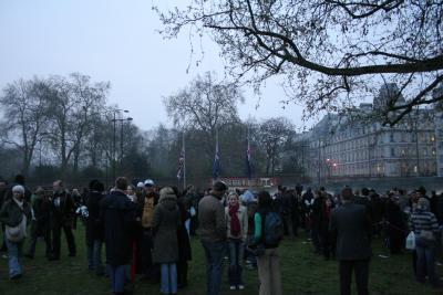 Anzac Day Dawn Service, Hyde Park Corner, London 25 April 2006