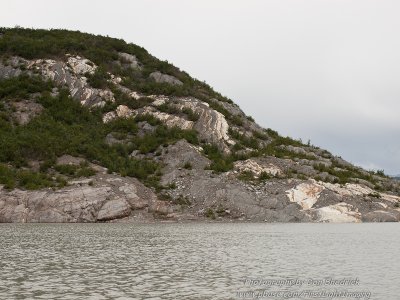 Rocks surrounding Davidson Glacier