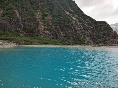 Blue Glacier Melt at base of Davidson Glacier