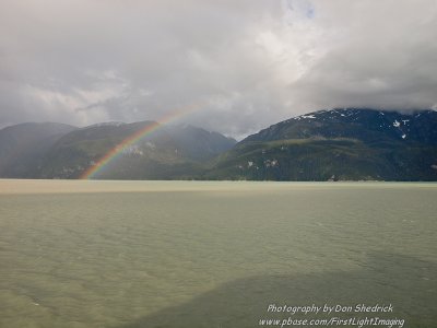 Rainbow on Chilkoot Inlet