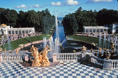 Peterhoff Fountains St Petersburg Russia