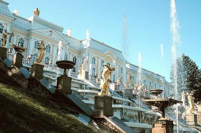 Peterhoff  Fountains St Petersburg Russia