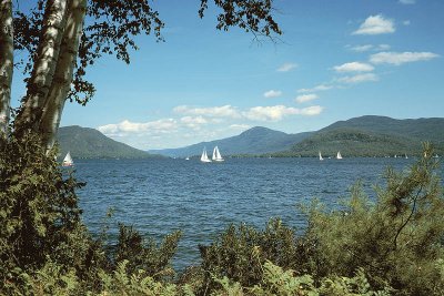 Lake George - view towards the 'Narrows'