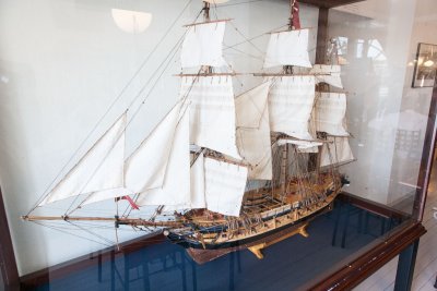 Fregatten Hvide rn, 1797, p Marinemuseet i Horten
