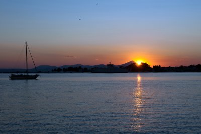Sunset in Eretria, Evia