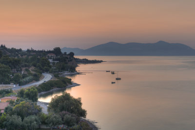 Sunrise in Amarinthos, Evia.