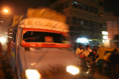 New Delhi - Chaos in the street