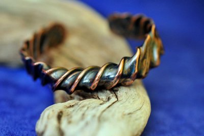 Twisted Copper Bracelet