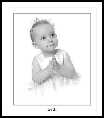 Beth - double matt frame